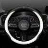 Для Mazda 3 5 6 SKYACTIV Axela Atenza CX30 CX50 CX5 CX7 CX8 CX9 MX5 RX8 BT50 Замшевая Кожаная Накладка на Руль Автомобиля Аксессуары