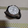 [USED] Seiko overseas model chronograph with genuine D-buckle. Shipping included!