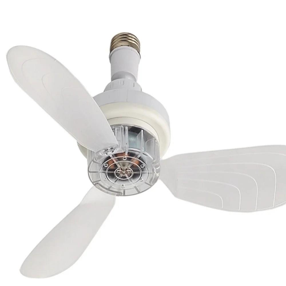 Detachable Electric Fan AC85-265V E27 Screw Mouth Fan Portable Ceiling Fan Living Room