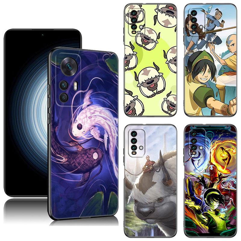 Avatar The Last Airbender Black Phone Case For Xiaomi Redmi 7A 8A 9A 10A 11A 9C 10C 12C 13C 11 Prime A1 A2 + 12 4G Note 9T 12R