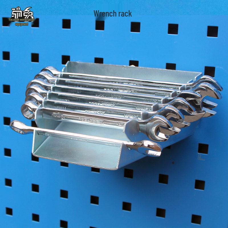 Stainless Steel Pegboard Rack & Hook Set for Tool Organization