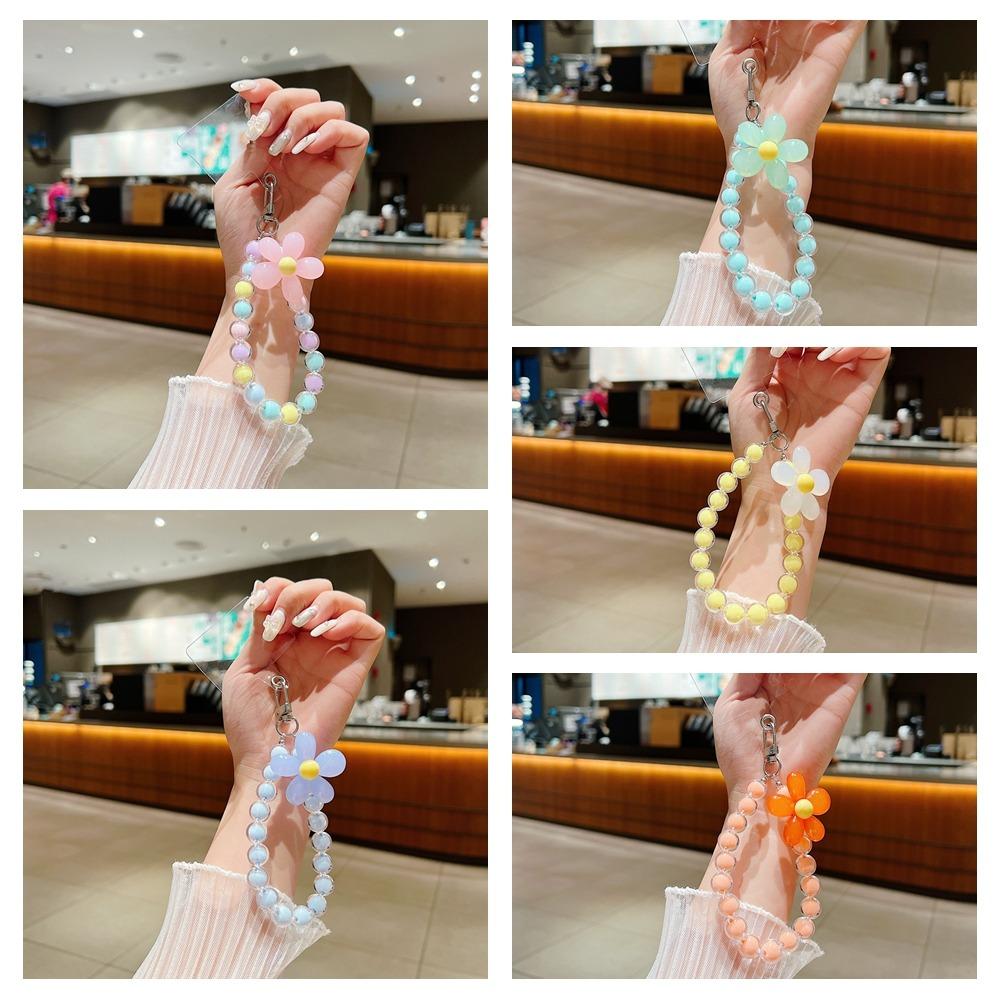 Pendant Mobile Phone Bead Chain Wrist Strap Mobile Phone Lanyard Bead Phone Charm Strap  Key Chain