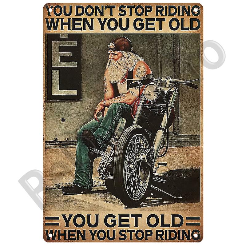 Motor Hanging Retro Decorative House Metal Sign Plate Posters On The Wall Tin Sign Vintage Poster Decor Wall Art Room Decoration