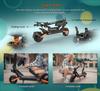 KuKirin G2 Pro Folding Electric Scooter with Detachable Seat  600W Motor 48V15.6Ah Battery 45km/h Max Speed 58km Max Range
