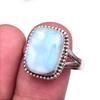 Кольцо из серебра 925 пробы с драгоценным камнем Natural Republic Larimar, размер 10 H7V59