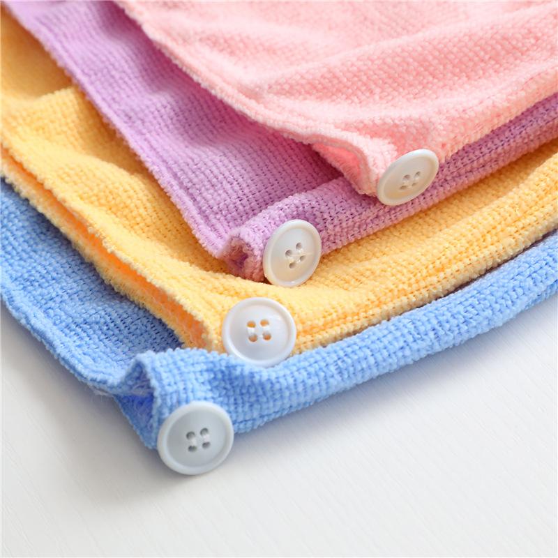 Однотонная впитывающая шапочка для сухих волос Впитывающее полотенце для сухих волос Утолщенное полотенце для сухих волос Сухая шапочка для душа Товары для дома