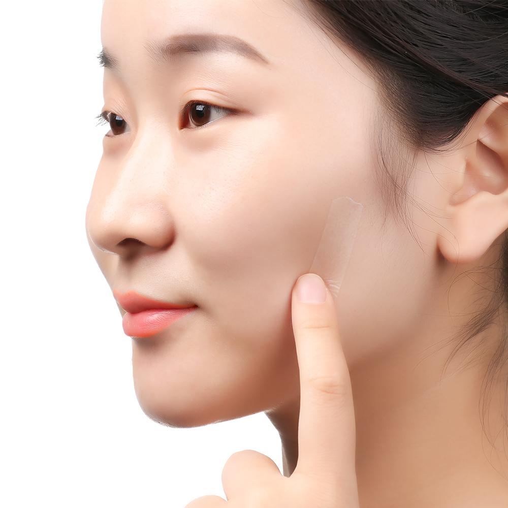 100pcs New Transparent Tira Lift Tools Thin Face Patche Invisible Lifting Face Stickers