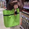 Foldable Shopping Bag with Wheels Large Capacity Waterproof Foldable Design Multipurpose Grocery Shopping Cart