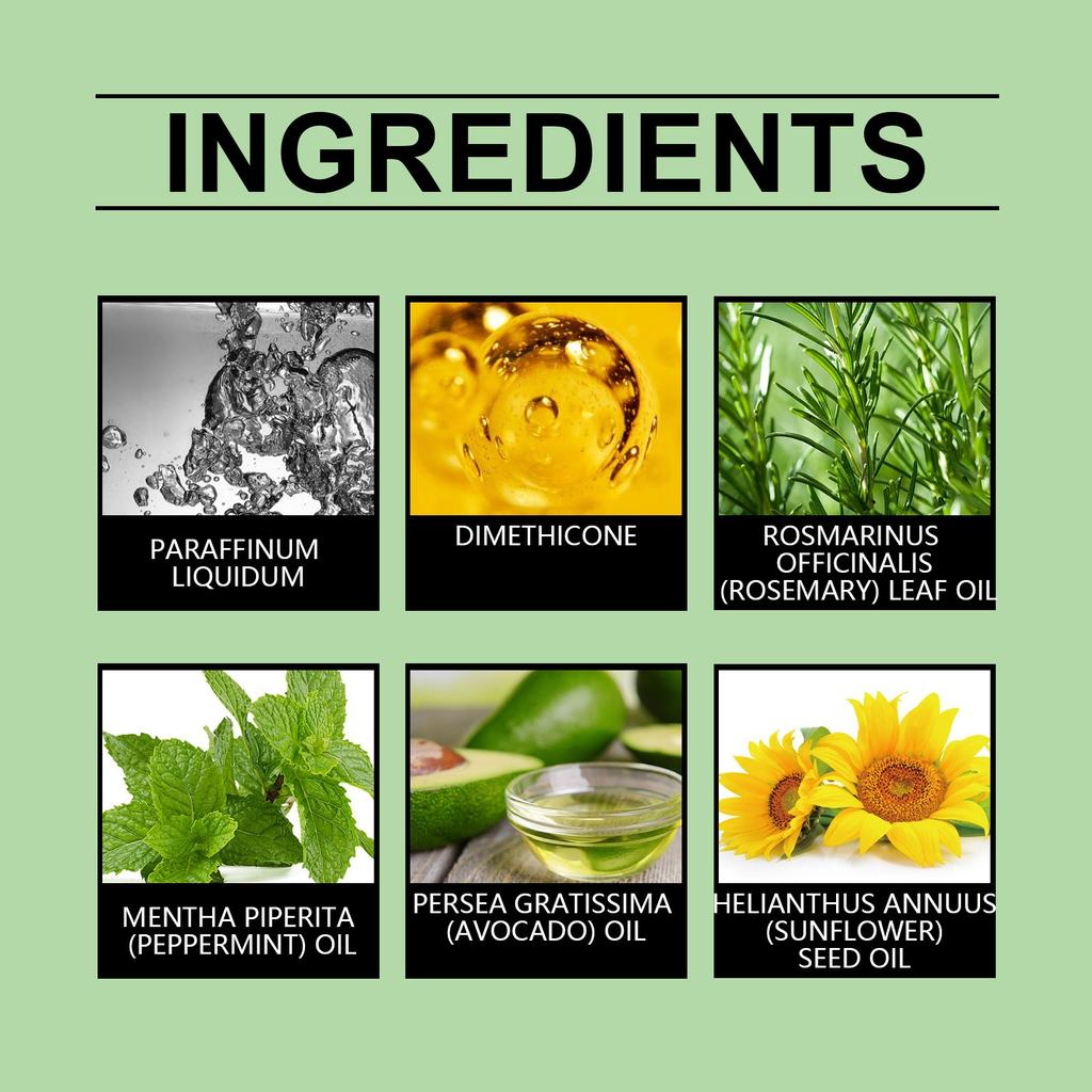 Мятный спрей для волос Питательный увлажняющий спрей Несмываемый спрей для волос Смягчающий спрей для роста волос 50 мл