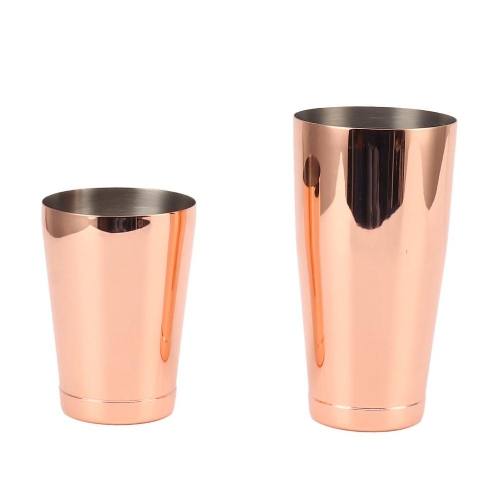 304 Stainless Steel Bartending Mixer 2 Section Bar Wine Cup Shaker Stylish Drink Shaker Mixer Bar