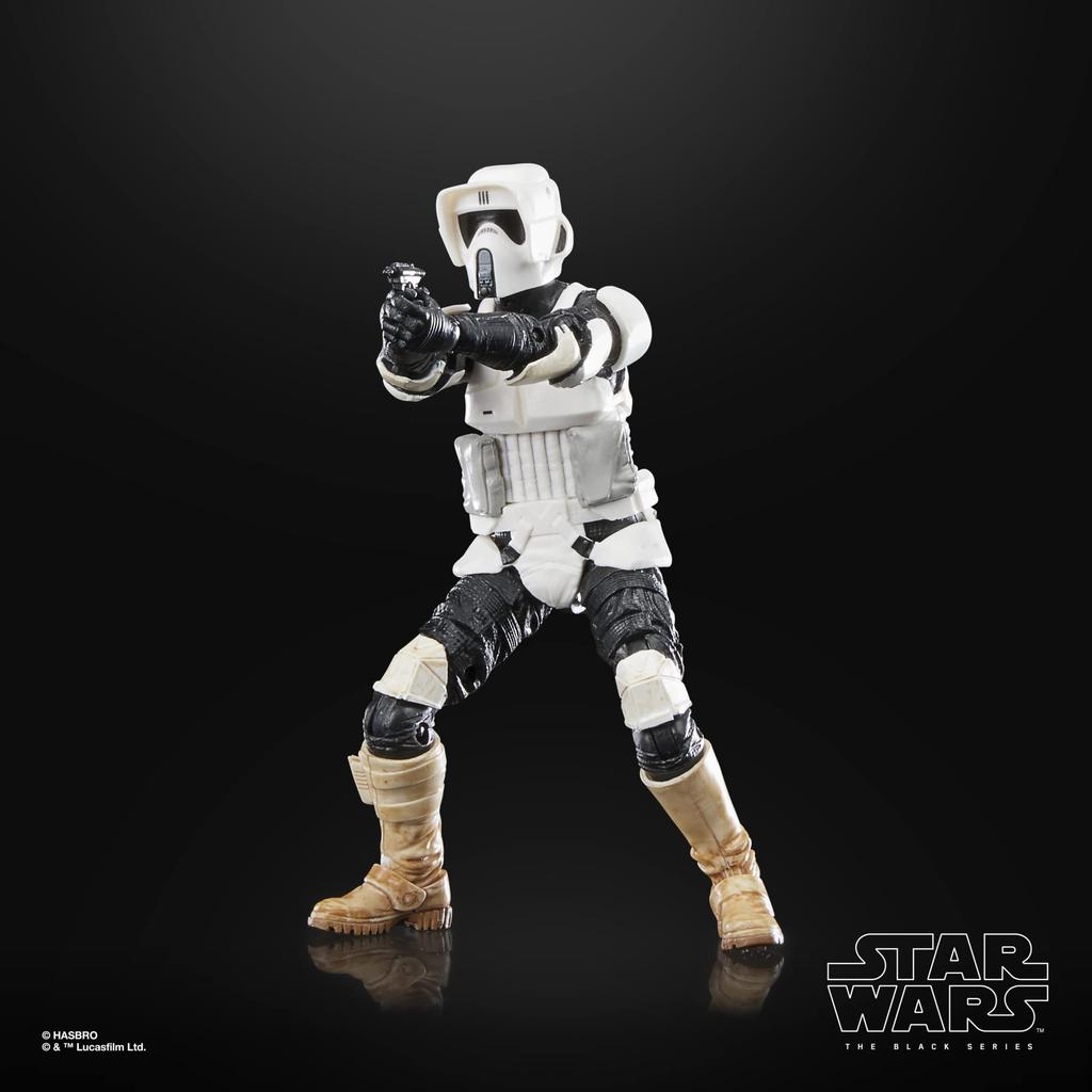 Hasbro Звездные Войны Черная Серия Звездный Байк Звездные Войны Эпизод Возвращение Джедая 40-летие Фигурка Возраст Аутентичный Продукт Разведчик, VI 6-дюймовый (15см)