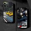 Чехол для телефона в стиле аниме Initial D для Google Pixel 6a 8 Pro 6 Pro 8a 9 Pro XL 7 Pro 7a Матовый черный Мягкий чехол Funda