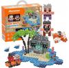 Конструктор пластиковый Marioinex Mini Waffle Остров 903148, 148 деталей
