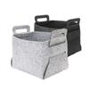 Felt Sundries Storage Basket Foldable Household Laundry Basket With Handle For Dirty Clothes