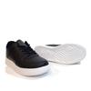 Jump 21516-22233 Черно-белые легкие удобные спортивные туфли с эффектом памяти