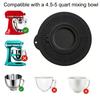 Силиконовая крышка-уплотнитель Yousheng для чаши миксера KitchenAid 4,5-5QT, предотвращающая разбрызгивание, Защитная крышка-заменитель