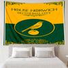 Norwich City Football Club Crest Printed Tapestry, for Bedroom,Livingroom, dormitory, Large Wall Decor, Fabric Decor Fan Birthday Gifts
