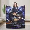 Винтажные Solos Levelings Аниме Коралловый Флис Плюшевое Плетение Пледы для Кровати Спальни Теплое Плюшевое Тонкое Одеяло,