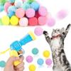 50 Cat Ball Toy Launcher, Cat Ball Toys, 50 Plush Ball Launcher Cat Toys, Fun Interactive Cat Toys for Bored Indoor Adult Cats, Cute Kitten Toys