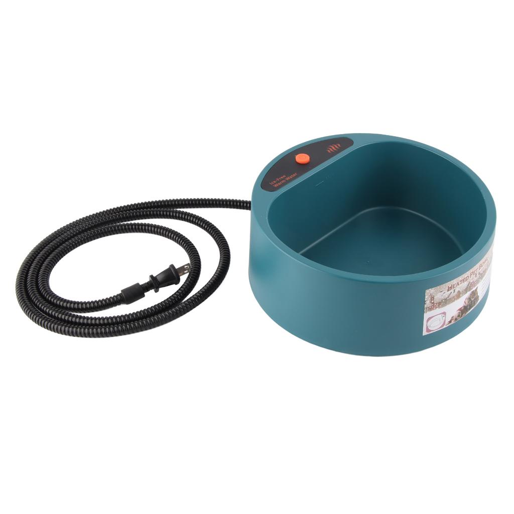 Миска для воды для домашних животных Термомиска для домашних животных Подогреваемая миска Автоматическая поилка для домашних животных для собак, кошек, кур, уток