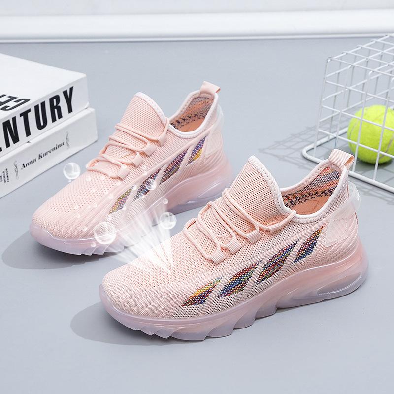 Women's Shoes Jelly Soft Sole Casual Women's Shoes Versatile Sports Women's Breathable Sports Shoes Sneakers