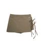 Crank String Wrap Skirt Pants_Khaki