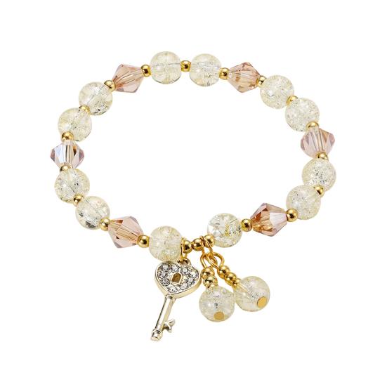 Браслеты на удачу для женщин, винтажные ювелирные изделия ручной работы с подвеской-ключом, свадебные подарки для невест