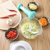Removable Vegetable Mincer Manual Press Special Ingredients Mixer Meat Grinder  for Home