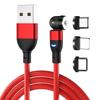 Магнитный USB-кабель-зарядка 3-в-1 Быстрозаряжаемый кабель для телефона, принтера Kable 3 1 Type C 360 Магнитная быстрая зарядка 360 En 1