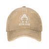 Vintage Not The Average GYM CUB Bear Baseball Caps Unisex Distressed Washed Sun Cap Funny Animals Outdoor Summer Gift Caps