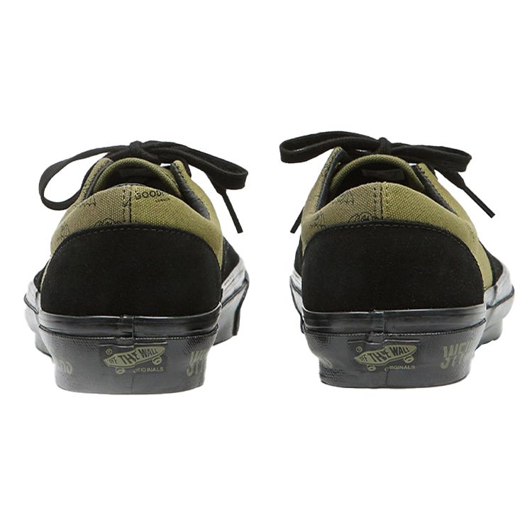 Vans Goodhood X Era Lx Низкие кеды для скейтбординга Унисекс Кроссовки Черный Зеленый VN0A3CXN5WL