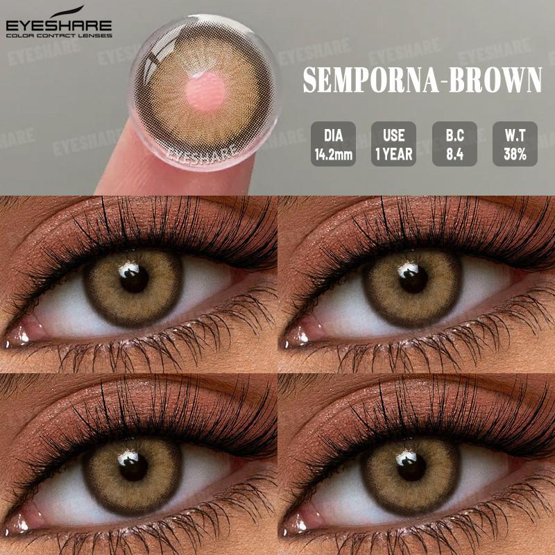 Eyeshare 1 пара цветных контактных линз ESTONIA 14,5 мм большие глаза натуральные линзы для модных глаз голубые линзы зрачки серые