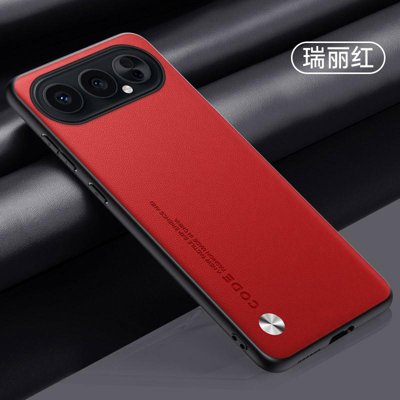 Кожаный чехол Funda для Honor 500 Pro / Honor 500 Чехол-крышка Модная текстура из волокна ПУ-кожа Защита Ударопрочная задняя крышка Capa
