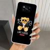 Модный бренд Чехол для телефона с мишкой для Xiaomi Poco X5 X6 X7 Pro F7 Ultra M7 Redmi 15 15C 13 13C 12 12C 10 10A 10C 9 9A 9C 9T Корпус Po
