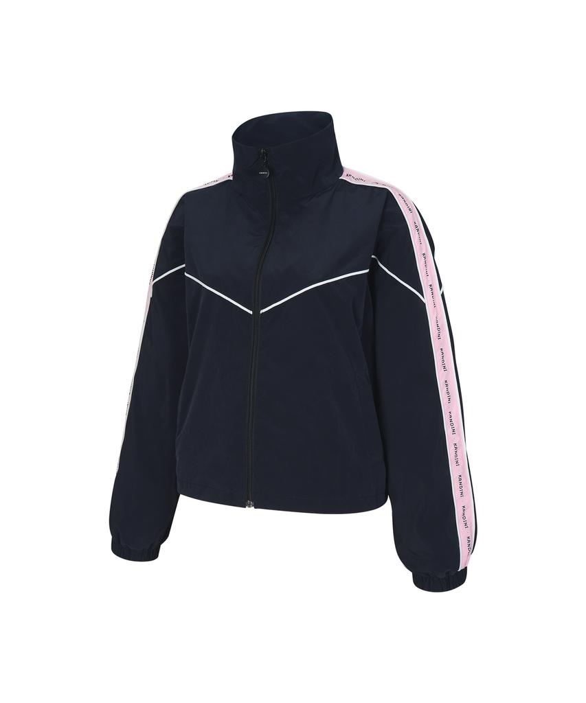 KANDINI Navy V-Windbreaker Jumper