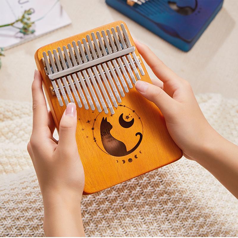 Калимба пианино для пальцев 21 тон одноплатный калимба пианино для пальцев 17 тон музыкальный инструмент пианино для пальцев