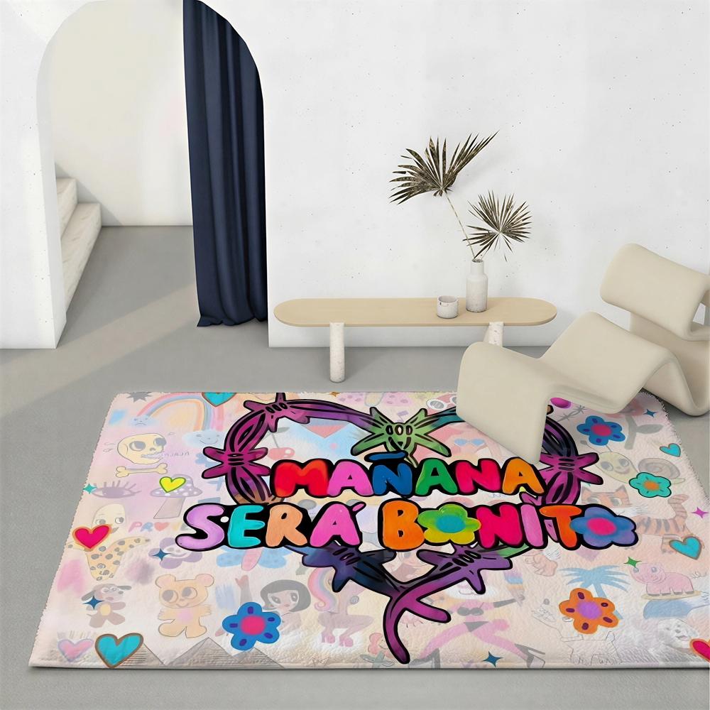 Pop Singer K-Karol GS Floor Mat Eco-Friendly Flannel Doormat Non-Slip Odorless Soft Short Plush Indoor Floor Rug