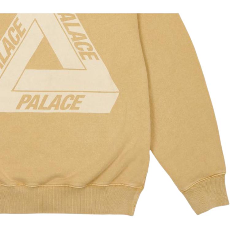 Palace Пигментная стирка Tri-Ferg Hood Stone Unisex Tops Grey P26CS100