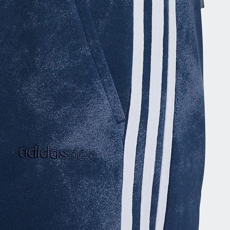 adidas Повседневные шорты Neo Tie-Dye с принтом в полоску и цветными блоками, мужские шорты темно-синего цвета GP5690