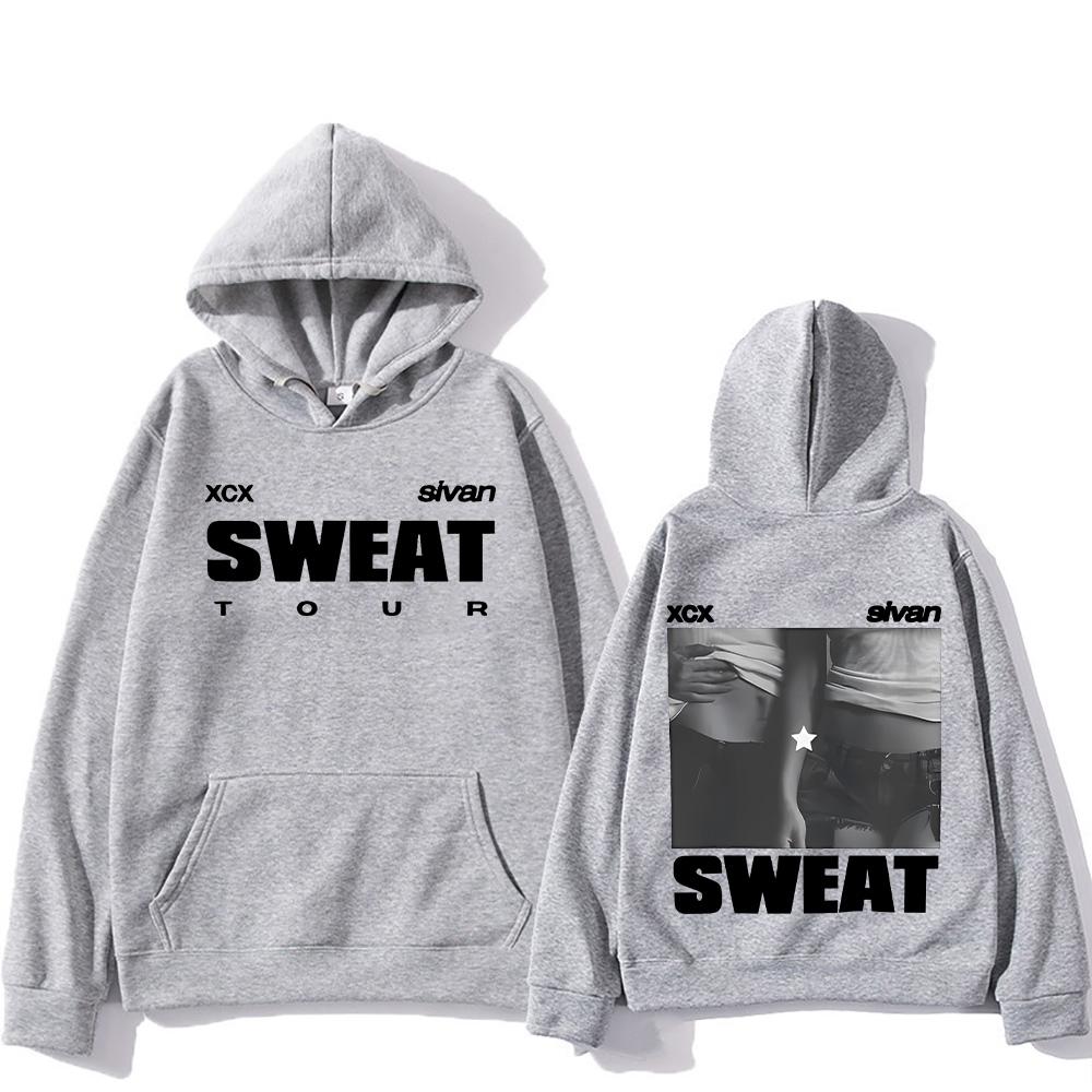 Толстовки в стиле ретро-поп Charli XCX и Troye Sivan Sweat Tour Hoodies Унисекс Новая одежда Осень-зима Модные пуловеры