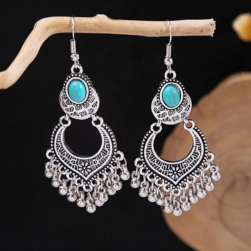 Bohemian Tassel Earrings Retro Ethnic Style Earrings Personalized Temperament Earrings