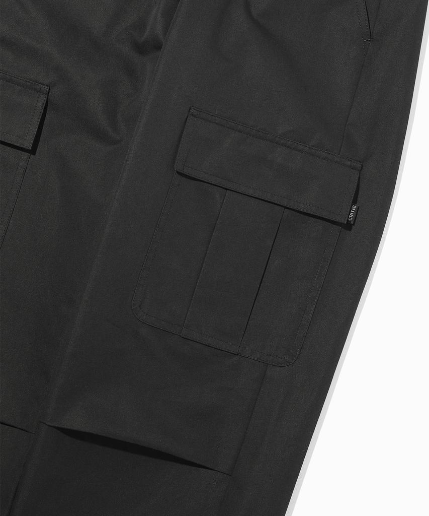 CRITIC Front Cargo Pocket Pants Black