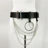 PU кожа хип-хоп металлическая бижутерия для тела пояс с кисточками цепочка на талию ожерелье на живот