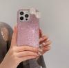 3D Чехол-бампер с блестками, бантом и кристаллами для iPhone 13 12 15 14 16 Plus 17Pro 17 Pro Max Air 11, противоударный, блестящий