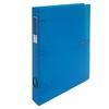 Eco Cheongwoon Color Chip Transparent 3 Hole D Ring Binder 3cm A4, Blue, 1 Piece