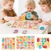 Early Childhood Education Capital Letter Matching Puzzle Baby Learning Digital Calculation Hand Grasping Puzzle Board Educational Toy