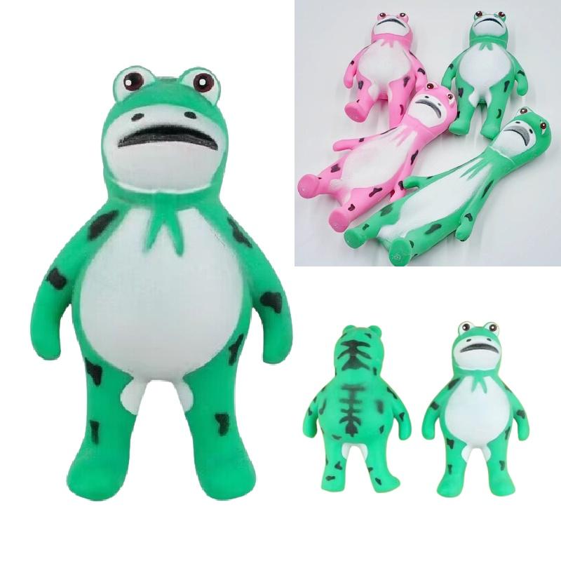 Креативная игрушка-сквиши в виде лягушки из ТПР для снятия стресса оптом от фабрики в Чжэцзяне