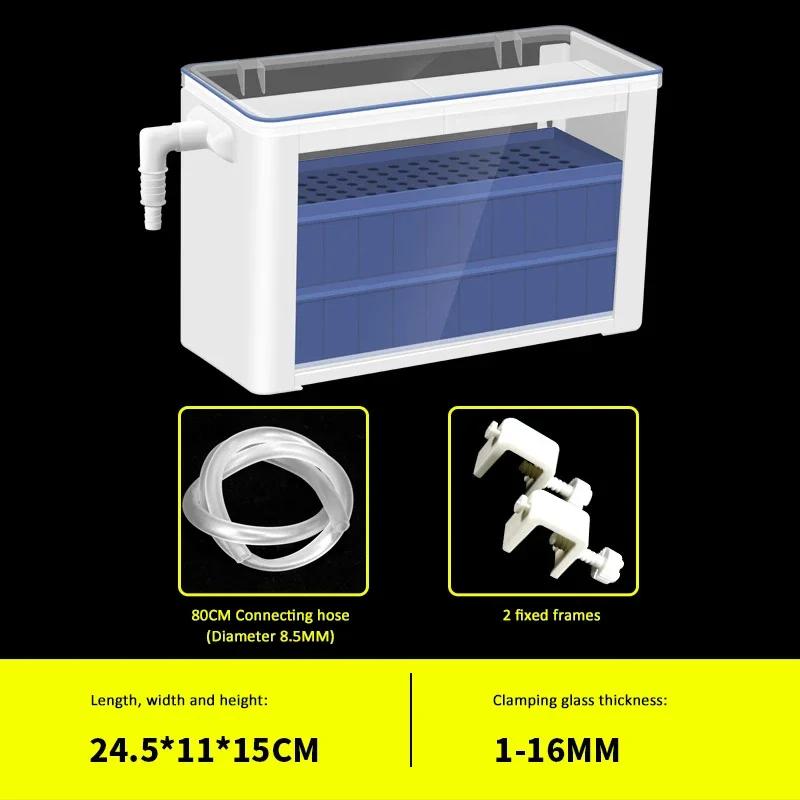 Фильтр «три в одном» для аквариума с черепахами, очиститель воды с низким уровнем воды, капельница для аквариума, фильтр-занавеска, принадлежности для аквариума для домашних животных