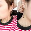 Star And Moon Fashion  Accessories Black Stud Earrings Jewelry Drop Earrings Dangle  Earrings