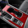 Настоящее Мягкое Углеродное Волокно Для Honda Accord 10-го Поколения 2018     LHD Автомобиль Панель Рычага Переключения Передач Наклейка Аксессуары для Интерьера